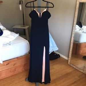 Navy gown